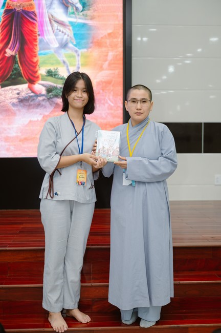 Dharma Talk Winning the Darkness Within You preaching by Junior Thích Khai Tuan - Third day in Summer Retreat 2024