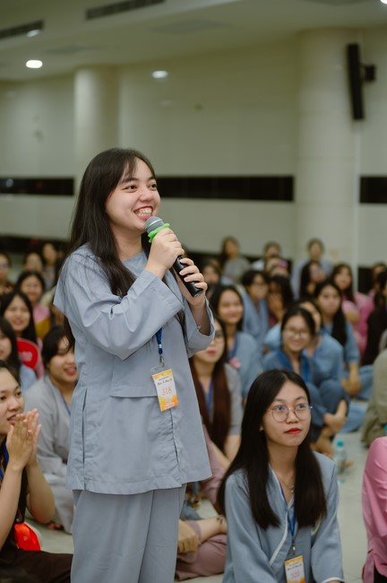 Dharma Talk Winning the Darkness Within You preaching by Junior Thích Khai Tuan - Third day in Summer Retreat 2024