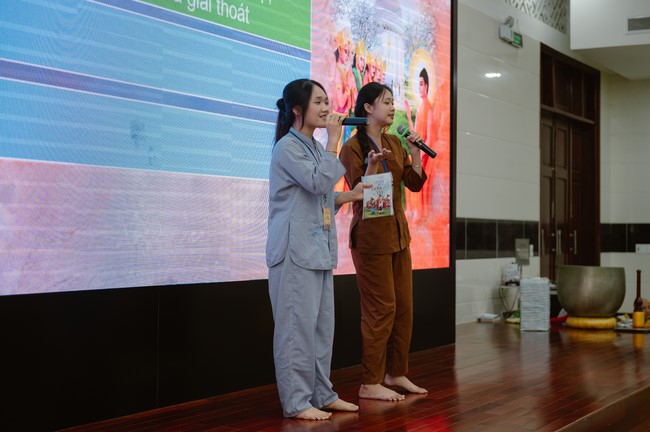 Dharma Talk Winning the Darkness Within You preaching by Junior Thích Khai Tuan - Third day in Summer Retreat 2024