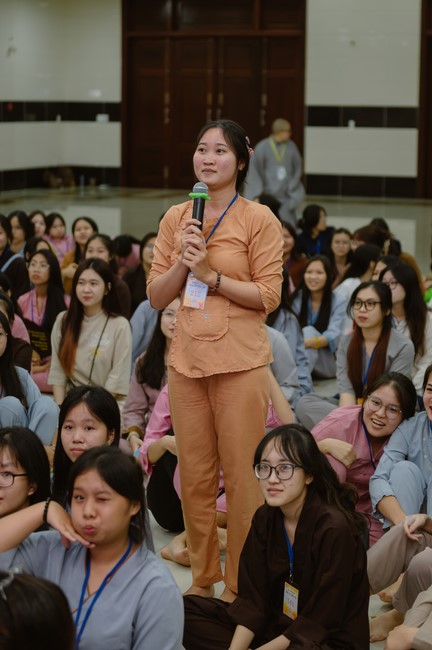 Dharma Talk Winning the Darkness Within You preaching by Junior Thích Khai Tuan - Third day in Summer Retreat 2024