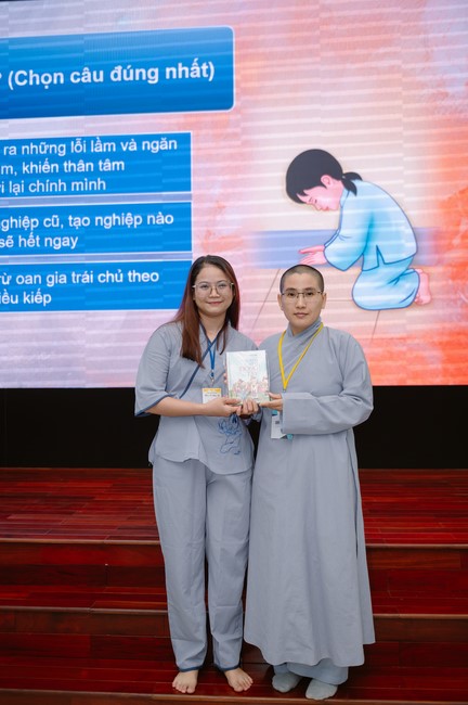 Dharma Talk Winning the Darkness Within You preaching by Junior Thích Khai Tuan - Third day in Summer Retreat 2024