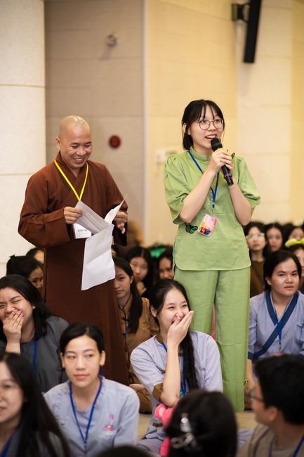Dharma Talk Winning the Darkness Within You preaching by Junior Thích Khai Tuan - Third day in Summer Retreat 2024