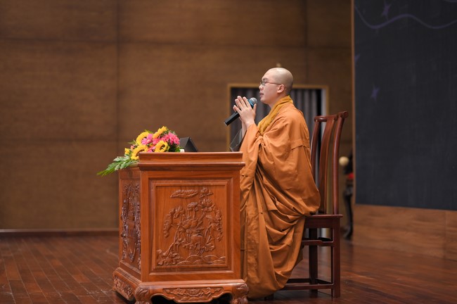 Dharma Talk Winning the Darkness Within You preaching by Junior Thích Khai Tuan - Third day in Summer Retreat 2024