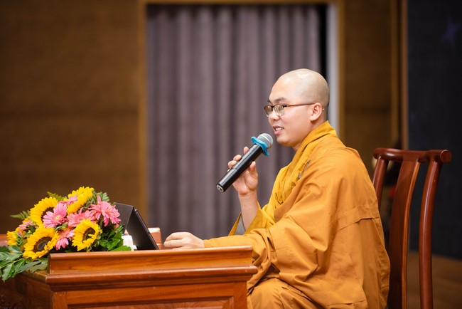 Dharma Talk Winning the Darkness Within You preaching by Junior Thích Khai Tuan - Third day in Summer Retreat 2024