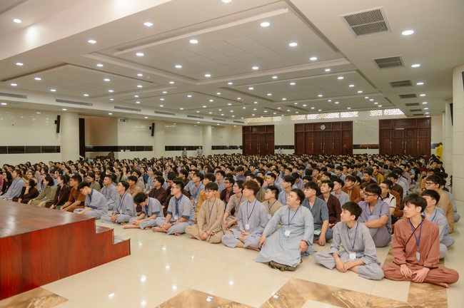 Dharma Talk Winning the Darkness Within You preaching by Junior Thích Khai Tuan - Third day in Summer Retreat 2024