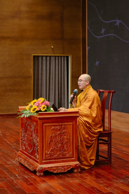 Dharma Talk Winning the Darkness Within You preaching by Junior Thích Khai Tuan - Third day in Summer Retreat 2024