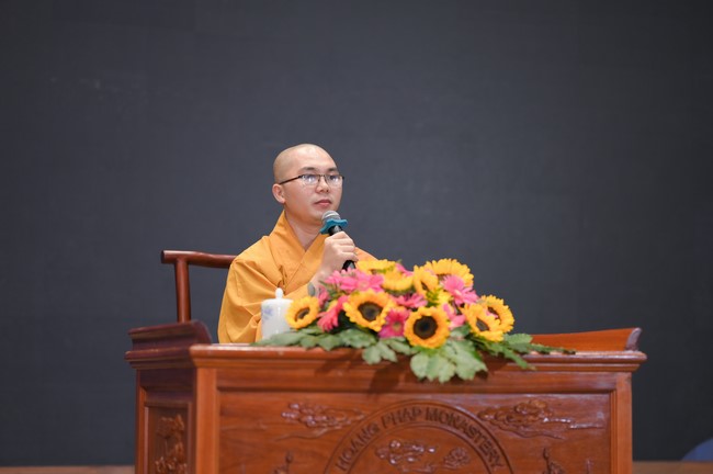 Dharma Talk Winning the Darkness Within You preaching by Junior Thích Khai Tuan - Third day in Summer Retreat 2024