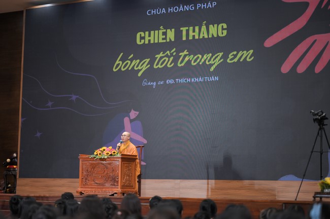 Dharma Talk Winning the Darkness Within You preaching by Junior Thích Khai Tuan - Third day in Summer Retreat 2024