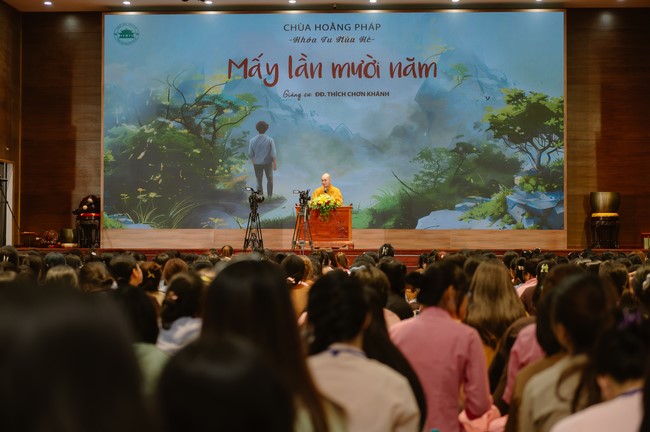 Dharma Talk: How many ten-year times? preaching by Junior Thich Chon Khanh - Fifth day in Summer Retreat 2024