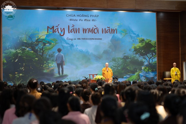 Dharma Talk: How many ten-year times? preaching by Junior Thich Chon Khanh - Fifth day in Summer Retreat 2024