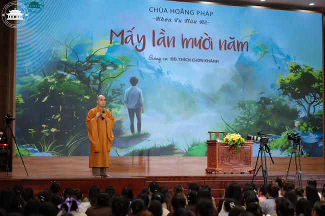 Dharma Talk: How many ten-year times? preaching by Junior Thich Chon Khanh - Fifth day in Summer Retreat 2024