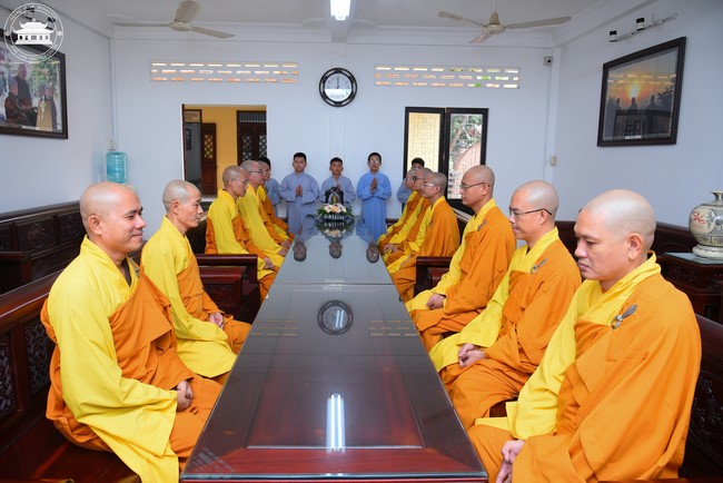 Starting the Temporary Ordination Retreat for Children in Summer with the theme Sowing compassion seeds