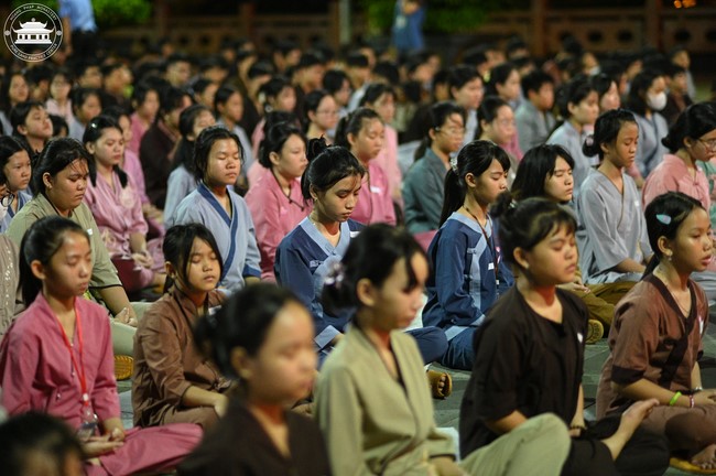 Starting the Temporary Ordination Retreat for Children in Summer with the theme Sowing compassion seeds