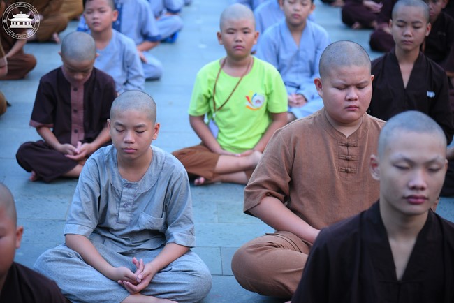 Dharma talk: Sowing seeds compassion preaching by Junior Thich Dao Thuyen - The second day of temporary ordination retreat for Children in Summer 2024