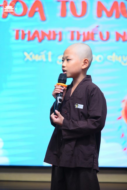 Dharma talk: Sowing seeds compassion preaching by Junior Thich Dao Thuyen - The second day of temporary ordination retreat for Children in Summer 2024