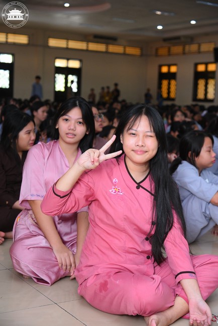 Dharma talk: Sowing seeds compassion preaching by Junior Thich Dao Thuyen - The second day of temporary ordination retreat for Children in Summer 2024