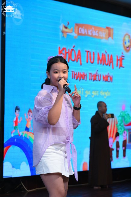 Dharma talk: Sowing seeds compassion preaching by Junior Thich Dao Thuyen - The second day of temporary ordination retreat for Children in Summer 2024