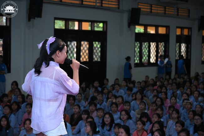 Dharma talk: Sowing seeds compassion preaching by Junior Thich Dao Thuyen - The second day of temporary ordination retreat for Children in Summer 2024