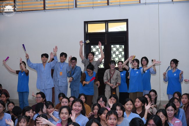 Dharma talk: Sowing seeds compassion preaching by Junior Thich Dao Thuyen - The second day of temporary ordination retreat for Children in Summer 2024