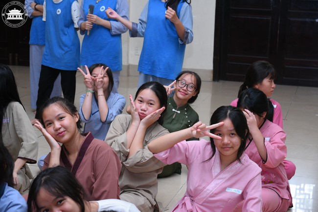 Dharma talk: Sowing seeds compassion preaching by Junior Thich Dao Thuyen - The second day of temporary ordination retreat for Children in Summer 2024