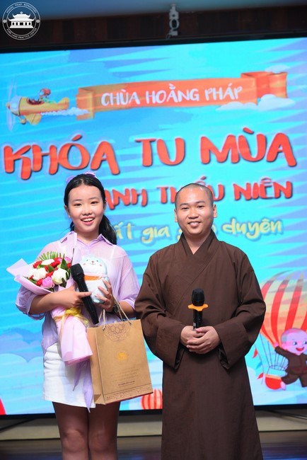 Dharma talk: Sowing seeds compassion preaching by Junior Thich Dao Thuyen - The second day of temporary ordination retreat for Children in Summer 2024