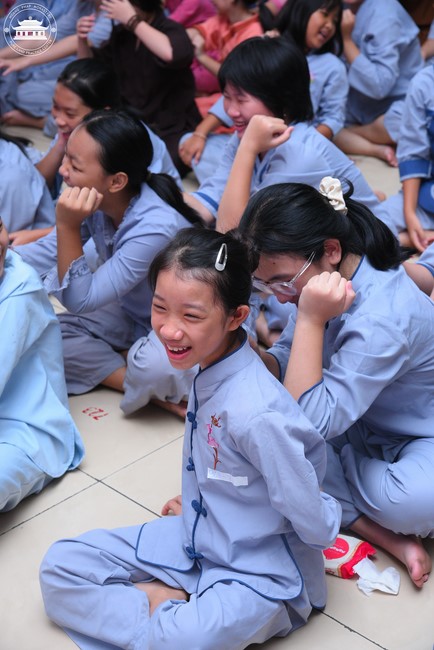 Dharma talk: Sowing seeds compassion preaching by Junior Thich Dao Thuyen - The second day of temporary ordination retreat for Children in Summer 2024