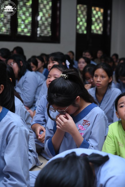Dharma talk: Sowing seeds compassion preaching by Junior Thich Dao Thuyen - The second day of temporary ordination retreat for Children in Summer 2024