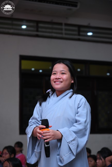 Dharma talk: Sowing seeds compassion preaching by Junior Thich Dao Thuyen - The second day of temporary ordination retreat for Children in Summer 2024