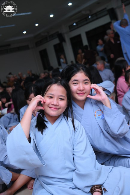 Dharma talk: Sowing seeds compassion preaching by Junior Thich Dao Thuyen - The second day of temporary ordination retreat for Children in Summer 2024