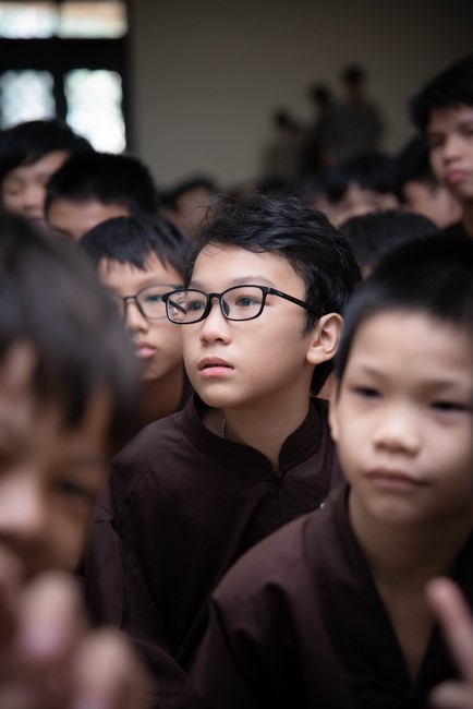 Dharma talk: Sowing seeds compassion preaching by Junior Thich Dao Thuyen - The second day of temporary ordination retreat for Children in Summer 2024