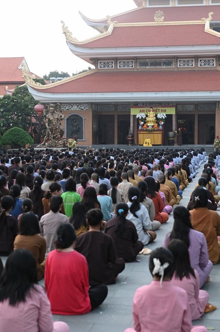 Dharma talk: Sowing seeds compassion preaching by Junior Thich Dao Thuyen - The second day of temporary ordination retreat for Children in Summer 2024