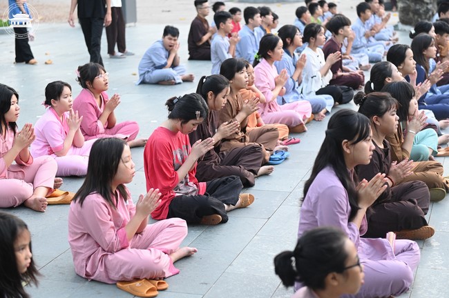 Dharma talk: Sowing seeds compassion preaching by Junior Thich Dao Thuyen - The second day of temporary ordination retreat for Children in Summer 2024