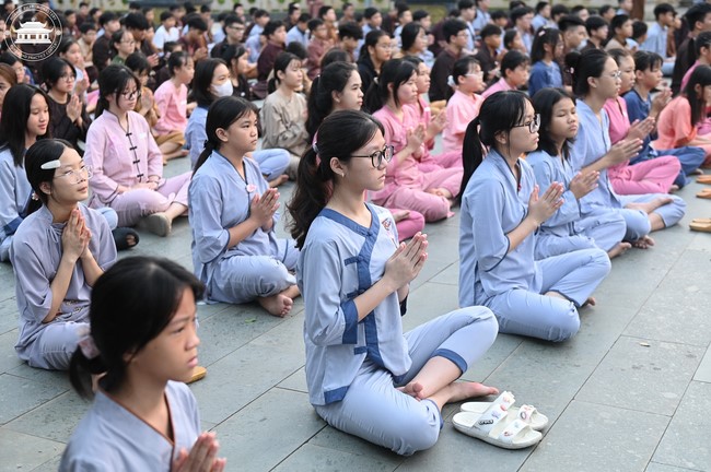 Dharma talk: Sowing seeds compassion preaching by Junior Thich Dao Thuyen - The second day of temporary ordination retreat for Children in Summer 2024