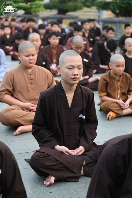 Dharma talk: Sowing seeds compassion preaching by Junior Thich Dao Thuyen - The second day of temporary ordination retreat for Children in Summer 2024
