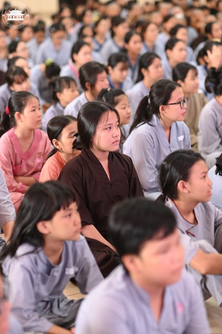 Dharma talk: Sowing seeds compassion preaching by Junior Thich Dao Thuyen - The second day of temporary ordination retreat for Children in Summer 2024