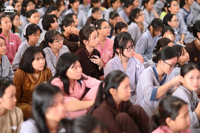Dharma talk: Sowing seeds compassion preaching by Junior Thich Dao Thuyen - The second day of temporary ordination retreat for Children in Summer 2024