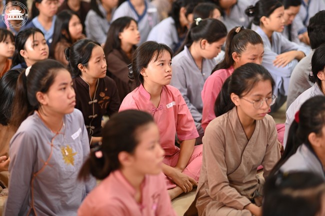 Dharma talk: Sowing seeds compassion preaching by Junior Thich Dao Thuyen - The second day of temporary ordination retreat for Children in Summer 2024
