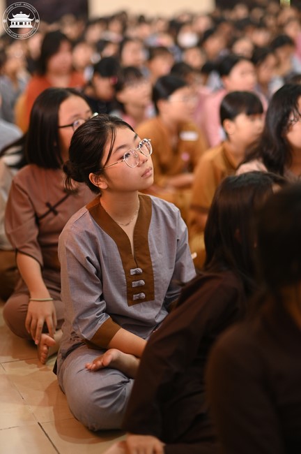 Dharma talk: Sowing seeds compassion preaching by Junior Thich Dao Thuyen - The second day of temporary ordination retreat for Children in Summer 2024