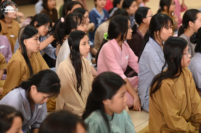 Dharma talk: Sowing seeds compassion preaching by Junior Thich Dao Thuyen - The second day of temporary ordination retreat for Children in Summer 2024
