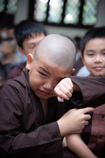 Dharma talk: Sowing seeds compassion preaching by Junior Thich Dao Thuyen - The second day of temporary ordination retreat for Children in Summer 2024