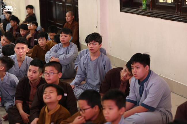 Dharma talk: Sowing seeds compassion preaching by Junior Thich Dao Thuyen - The second day of temporary ordination retreat for Children in Summer 2024