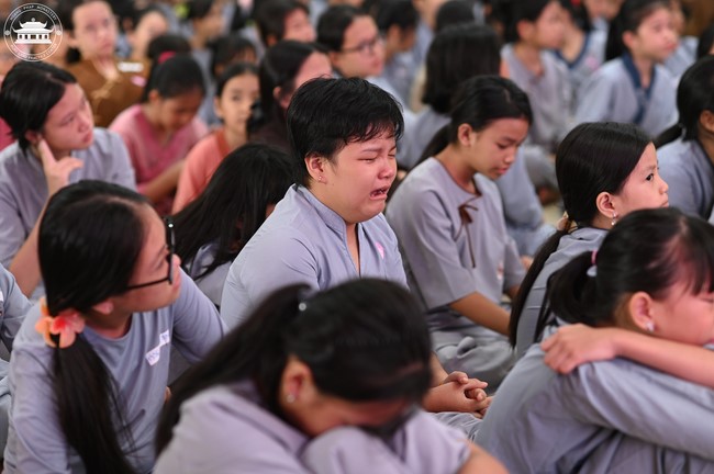 Dharma talk: Sowing seeds compassion preaching by Junior Thich Dao Thuyen - The second day of temporary ordination retreat for Children in Summer 2024