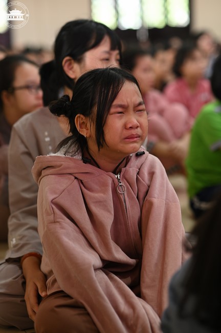 Dharma talk: Sowing seeds compassion preaching by Junior Thich Dao Thuyen - The second day of temporary ordination retreat for Children in Summer 2024