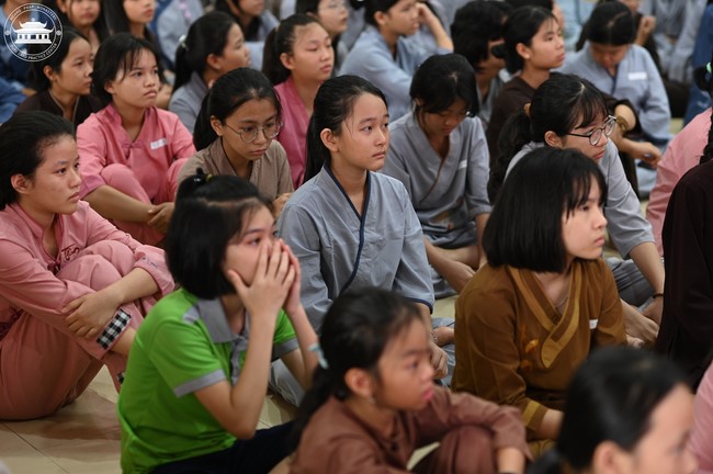 Dharma talk: Sowing seeds compassion preaching by Junior Thich Dao Thuyen - The second day of temporary ordination retreat for Children in Summer 2024