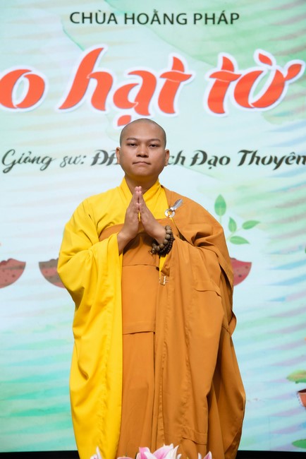 Dharma talk: Sowing seeds compassion preaching by Junior Thich Dao Thuyen - The second day of temporary ordination retreat for Children in Summer 2024