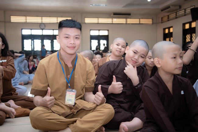 Dharma talk: Sowing seeds compassion preaching by Junior Thich Dao Thuyen - The second day of temporary ordination retreat for Children in Summer 2024
