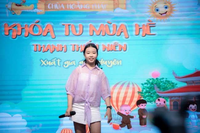 Dharma talk: Sowing seeds compassion preaching by Junior Thich Dao Thuyen - The second day of temporary ordination retreat for Children in Summer 2024