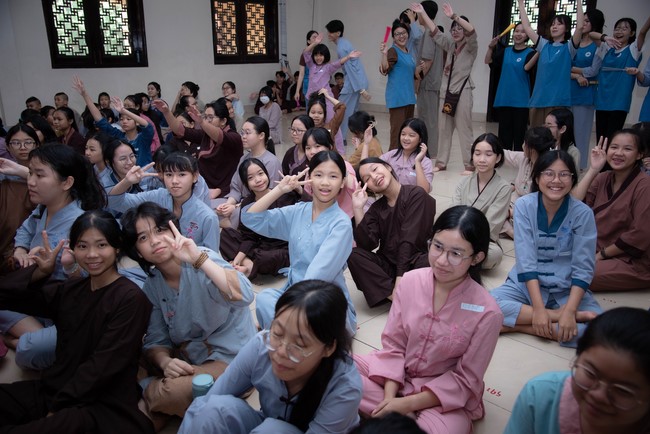 Dharma talk: Sowing seeds compassion preaching by Junior Thich Dao Thuyen - The second day of temporary ordination retreat for Children in Summer 2024