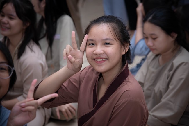 Dharma talk: Sowing seeds compassion preaching by Junior Thich Dao Thuyen - The second day of temporary ordination retreat for Children in Summer 2024