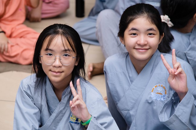 Dharma talk: Sowing seeds compassion preaching by Junior Thich Dao Thuyen - The second day of temporary ordination retreat for Children in Summer 2024